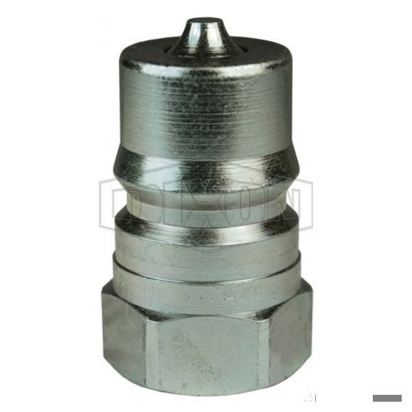 DQC H Industrial Interchange Female Plug, 1-11 Nominal, Female BSPP, Steel